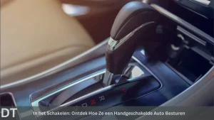 In het schakelen ontdek hoe ze een handgeschakelde auto besturen