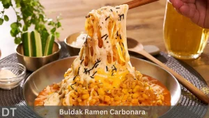 Buldak ramen carbonara