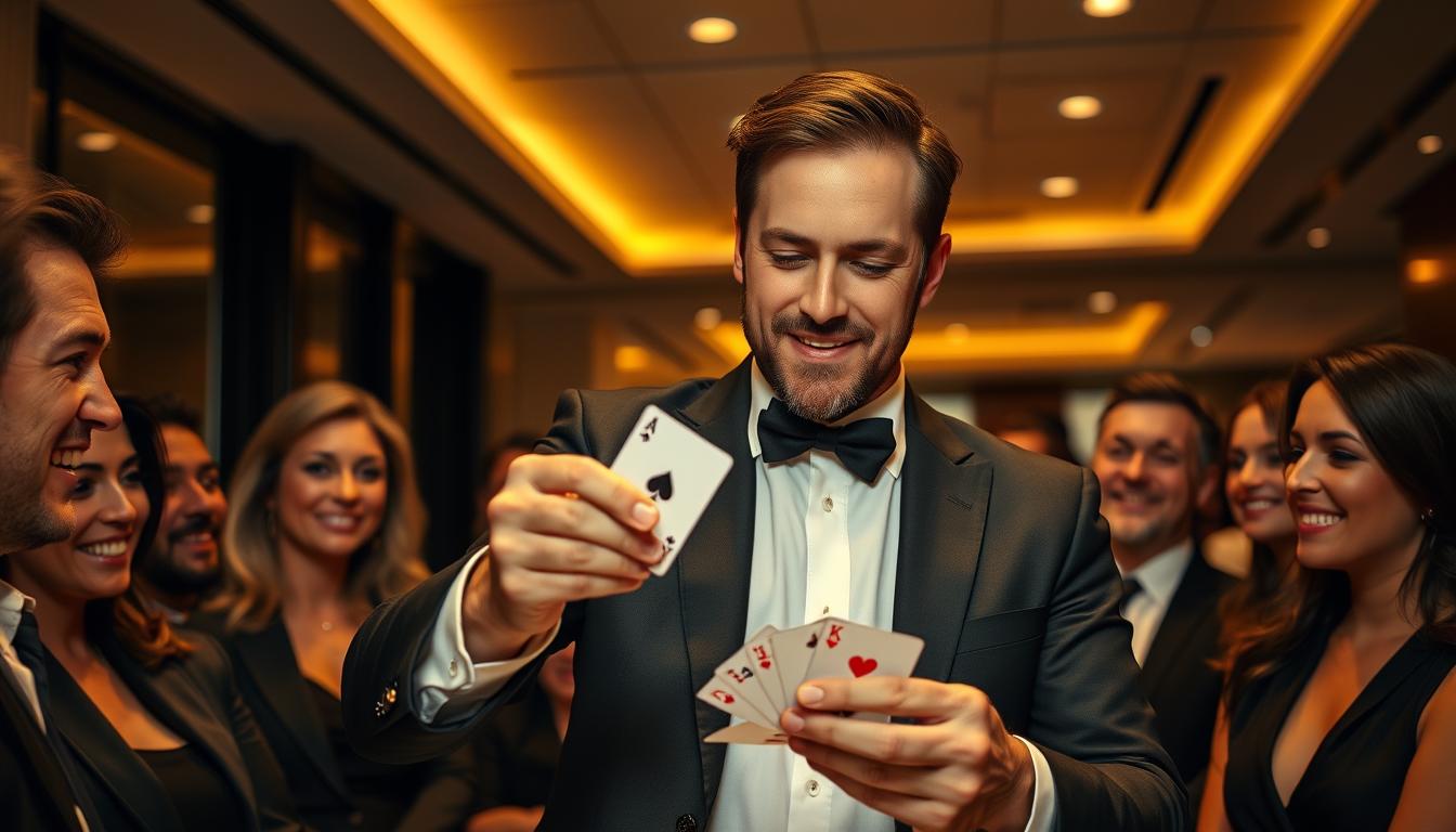 Magier für Firmenfeier