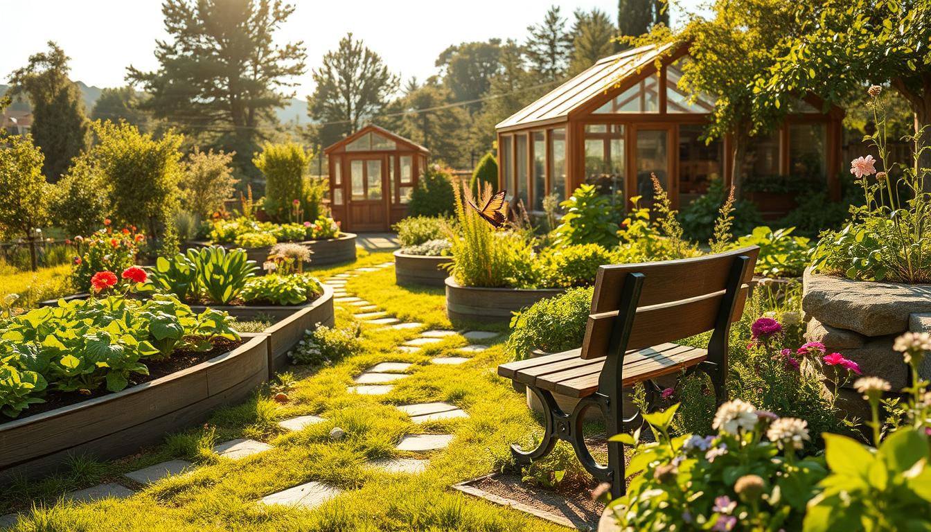 nachhaltiger ökologischer gartenbau