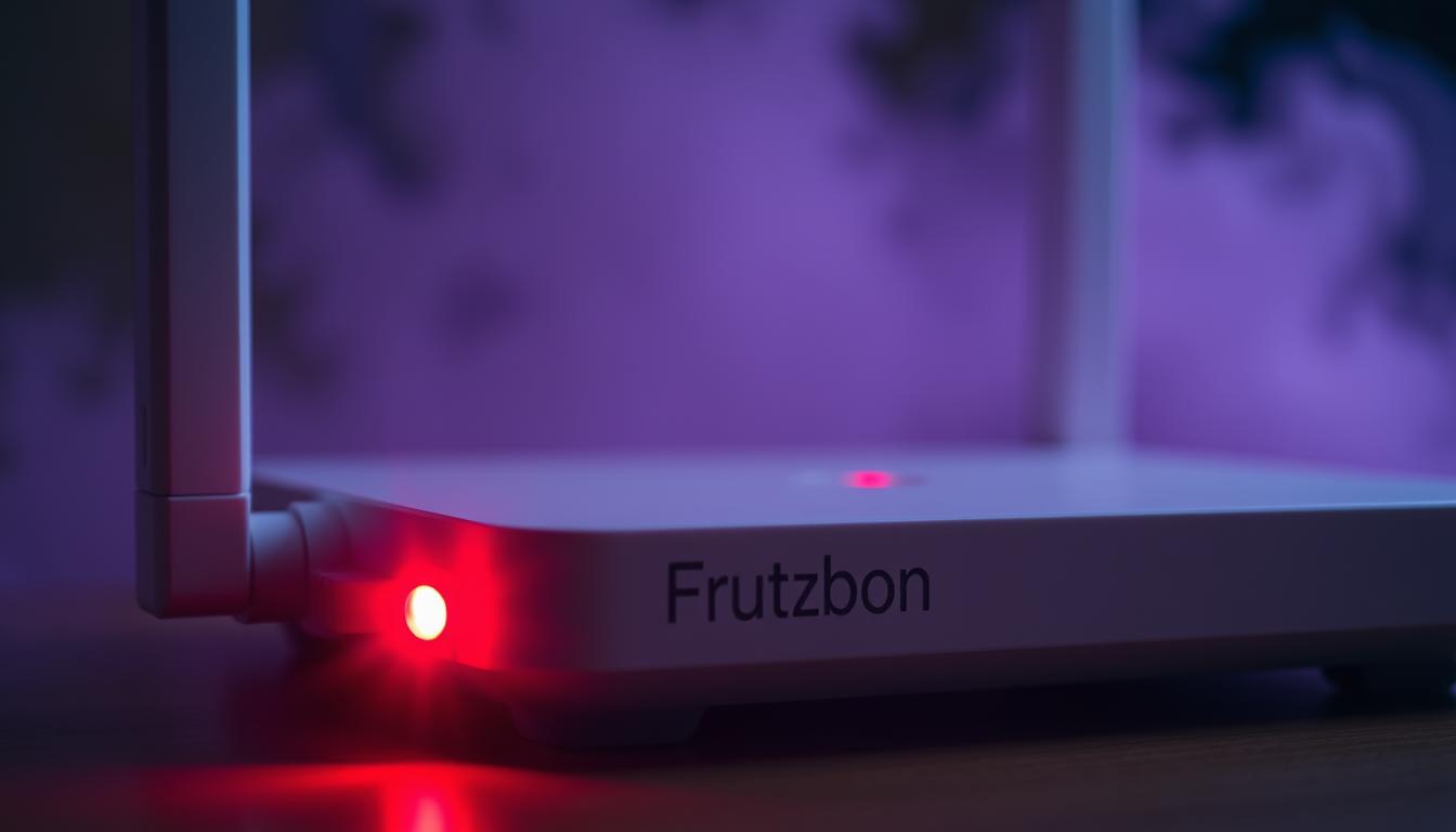 Fritzbox rote LED