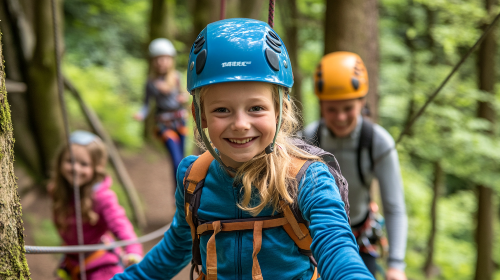 Kletterparks für Familien