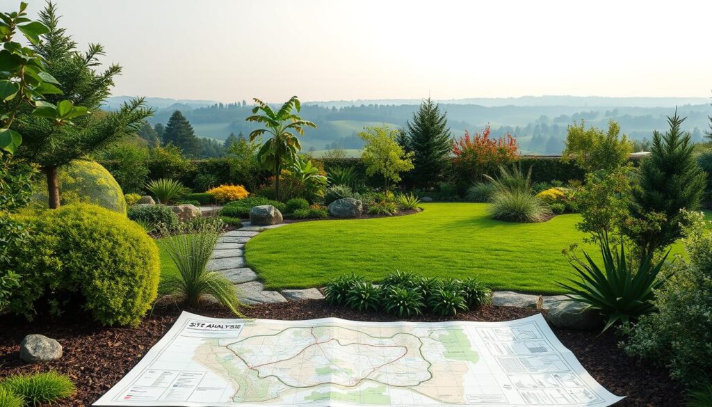 Gartenplanung Standortanalyse