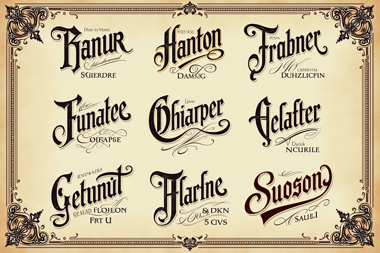 alte deutsche namen-Titel