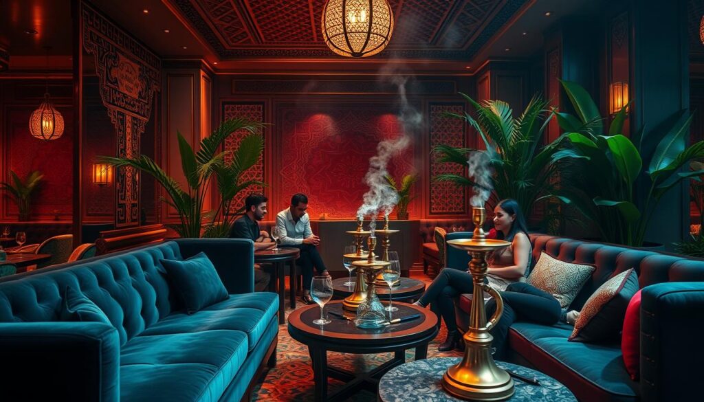 arabische Shisha Kultur in modernen Lounges
