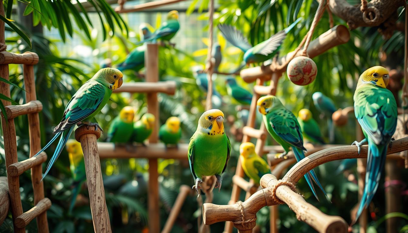 artgerechte Wellensittich Beschäftigung