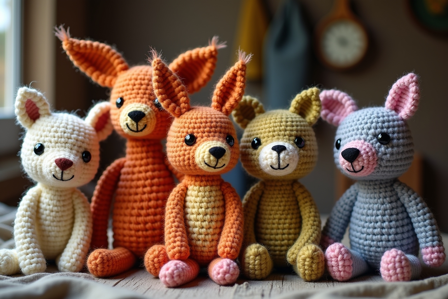 8 Tiere häkeln: Anleitung kostenlos auf Deutsch - Deutsch Time