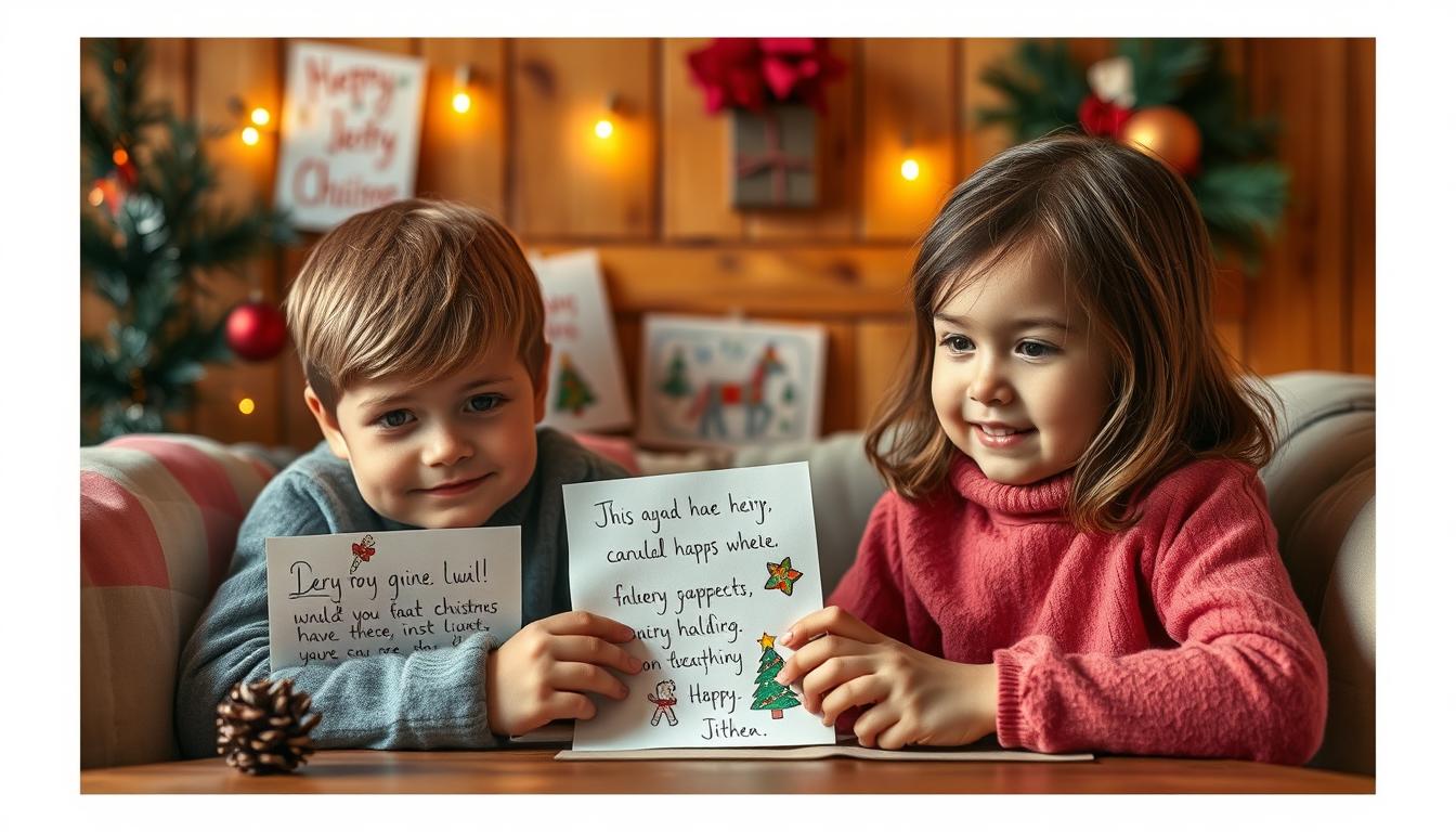 Weihnachtsbotschaften von Kindern