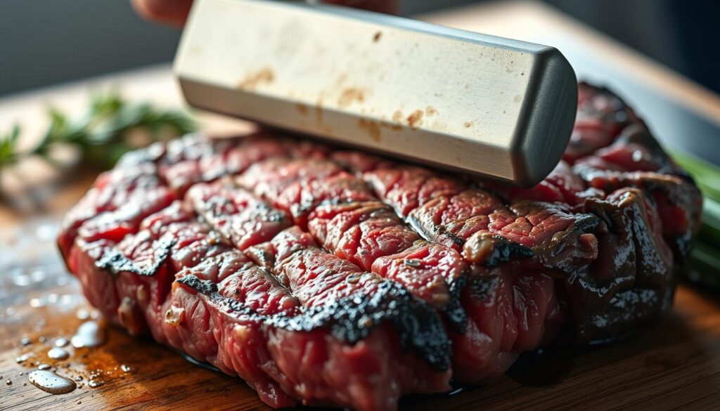 Wissenschaft hinter Steak klopfen