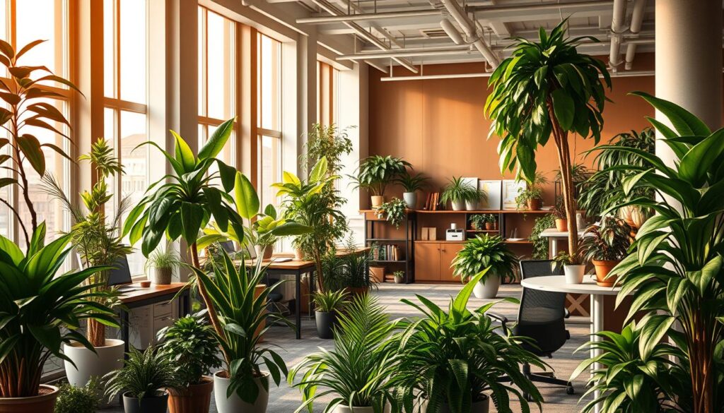 Luftqualität Büro verbessern durch Büropflanzen