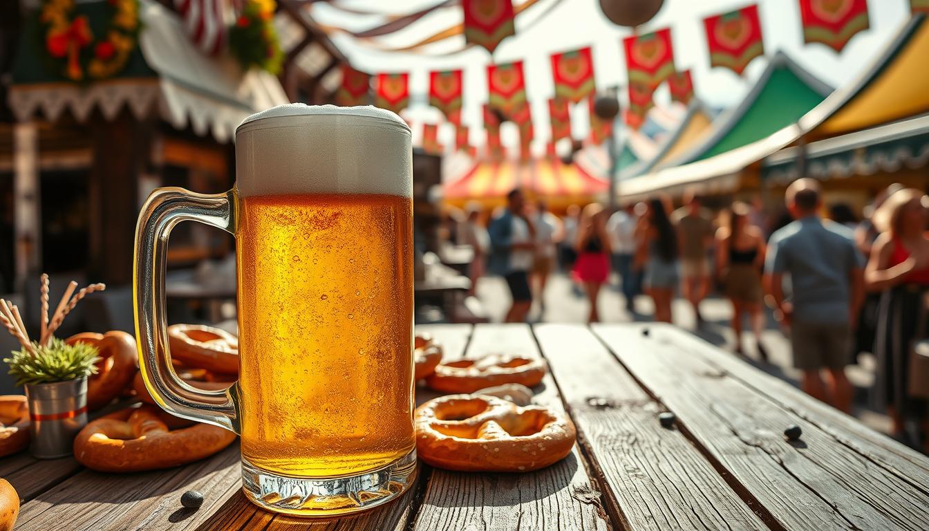 Maßkrug auf dem Oktoberfest