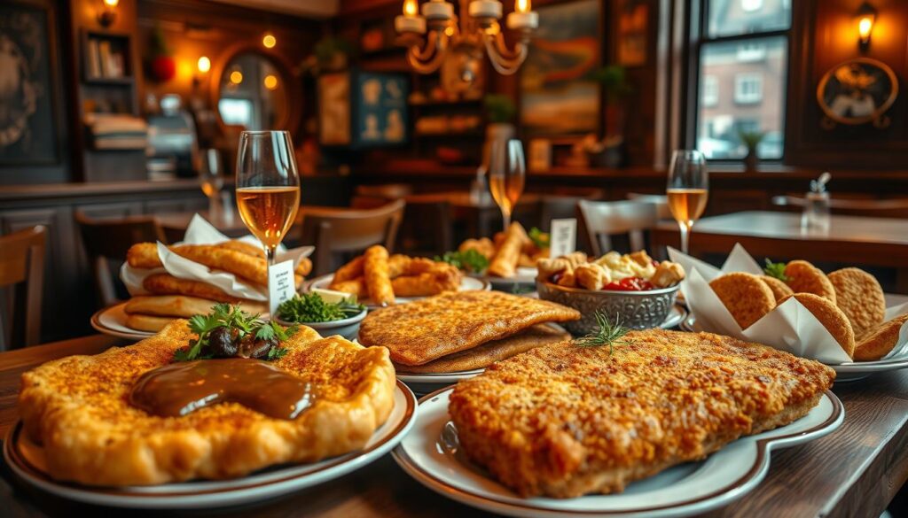 Schnitzel Varianten in Hamburg Restaurant