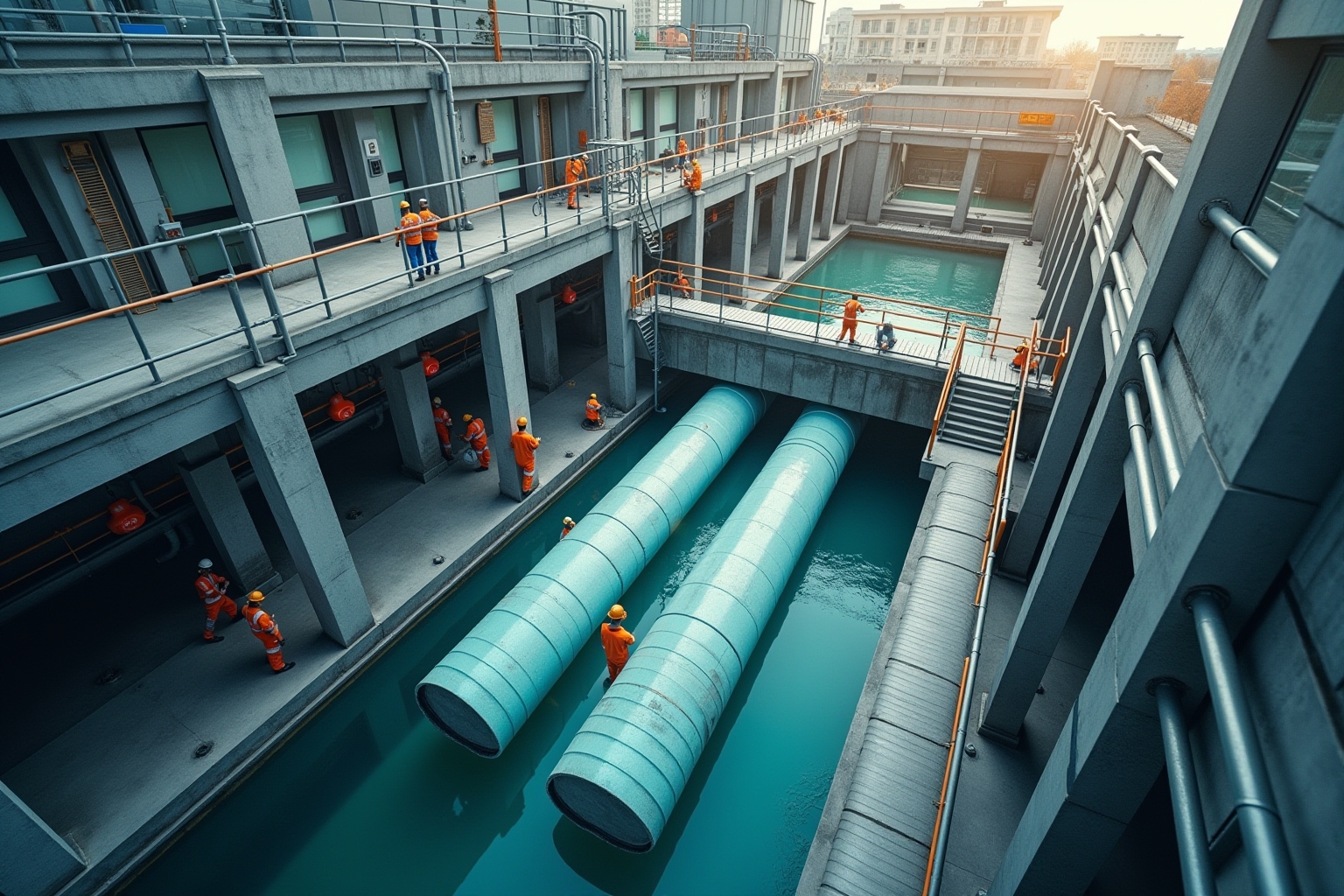 Die Abwasserreinigung in deutschen Großstädten