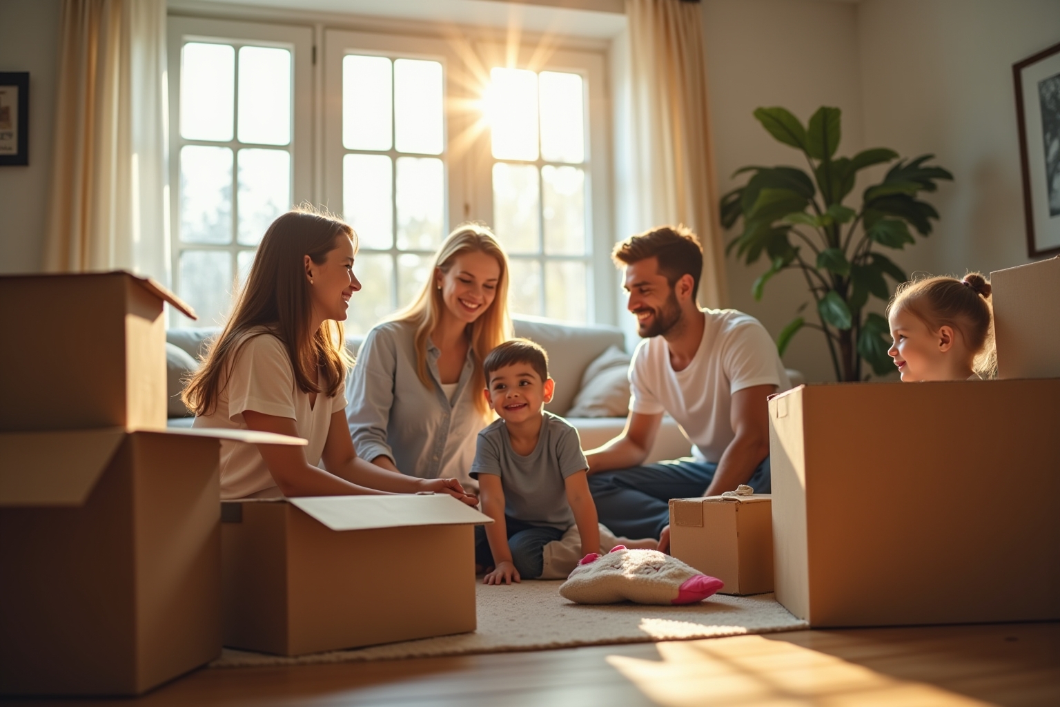 Der Familienumzug: Stressfrei mit Kindern umziehen
