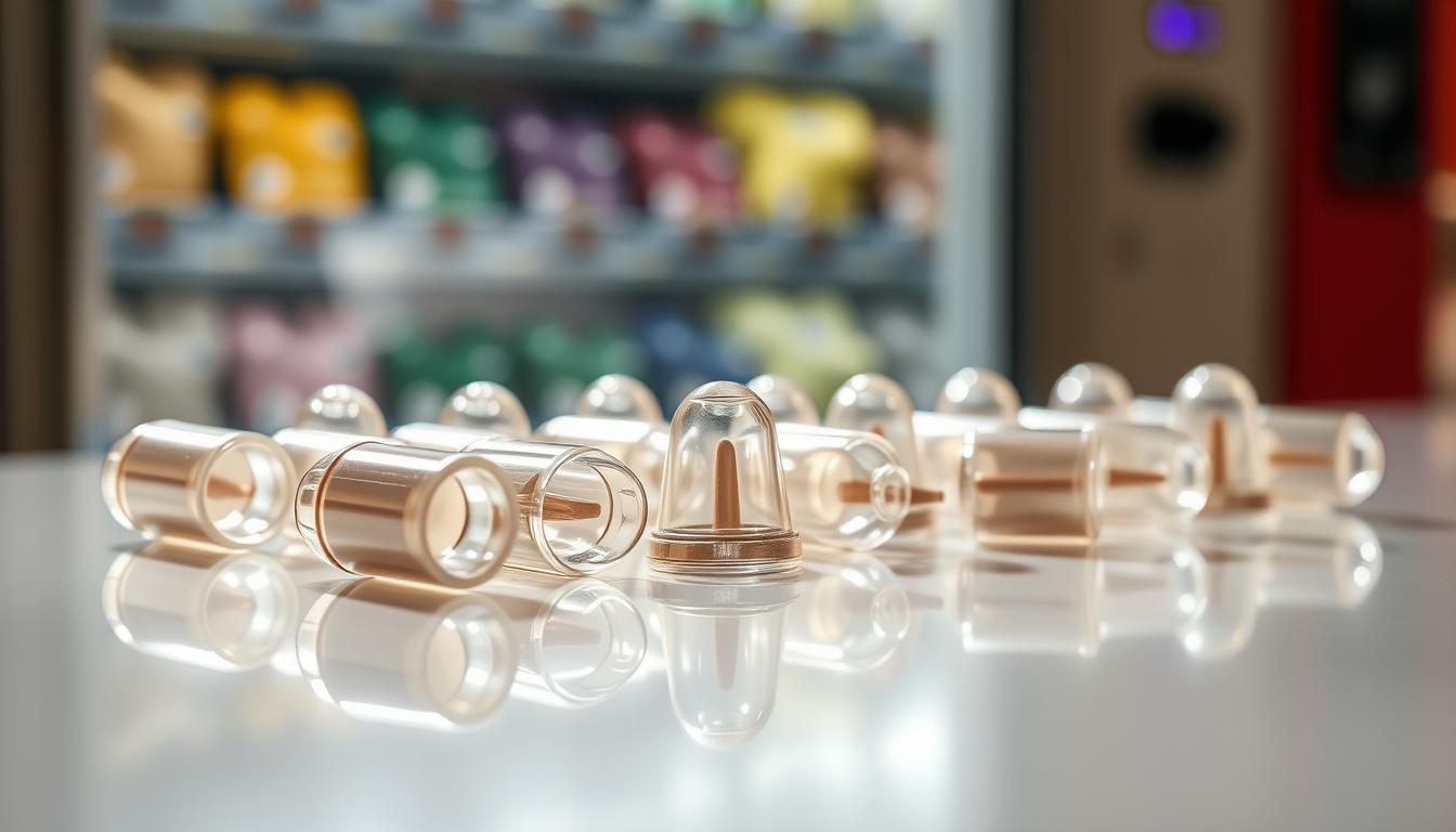 Leere Kapseln für Verkaufsautomaten