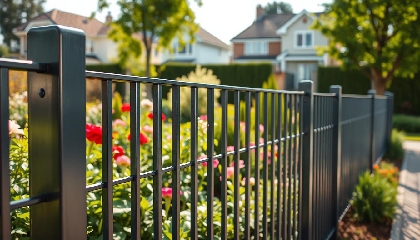 Moderne Metallzäune für dauerhaften Gartenschutz