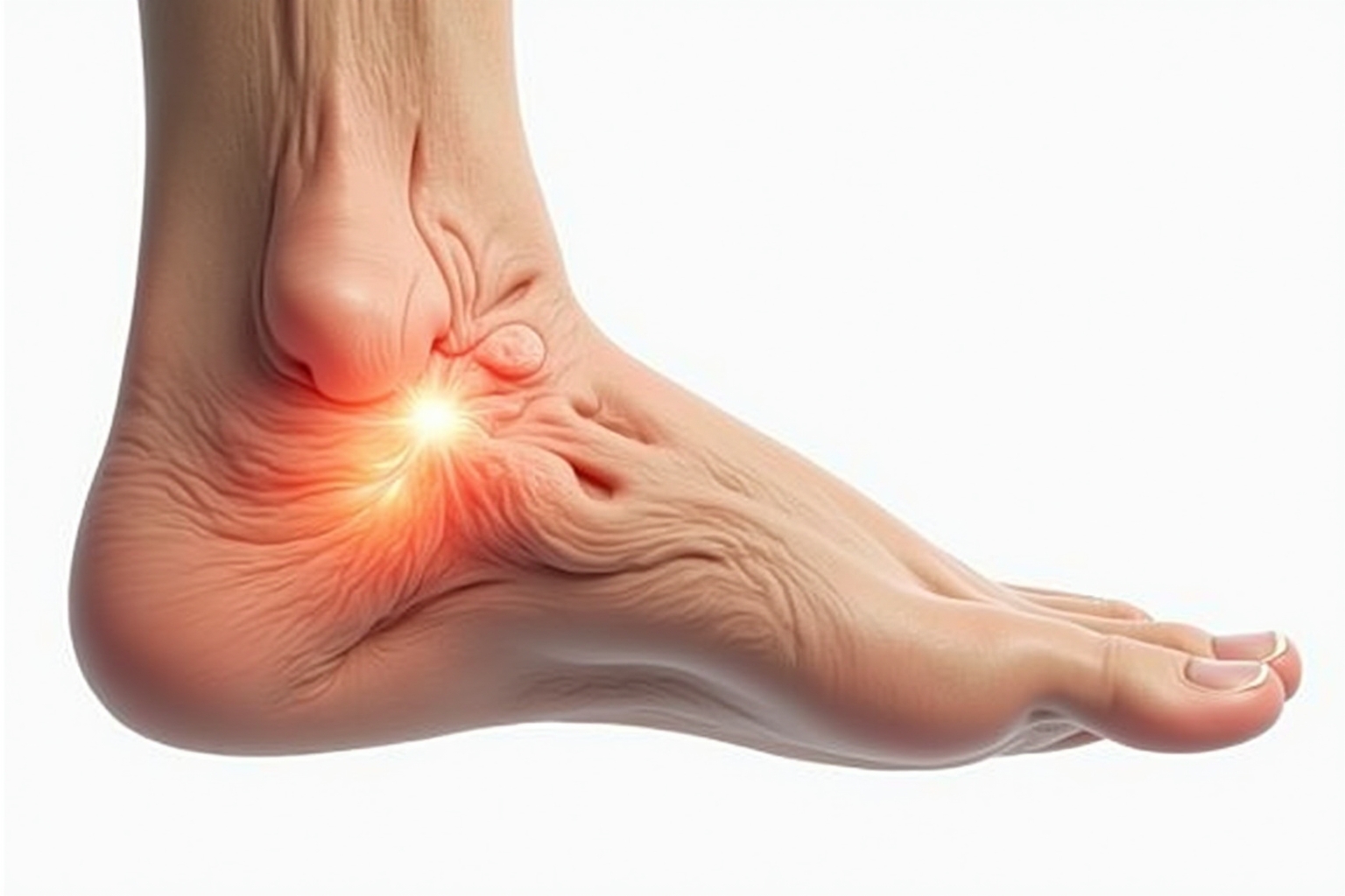 Fersensporn: Ursachen, Symptome & Behandlung