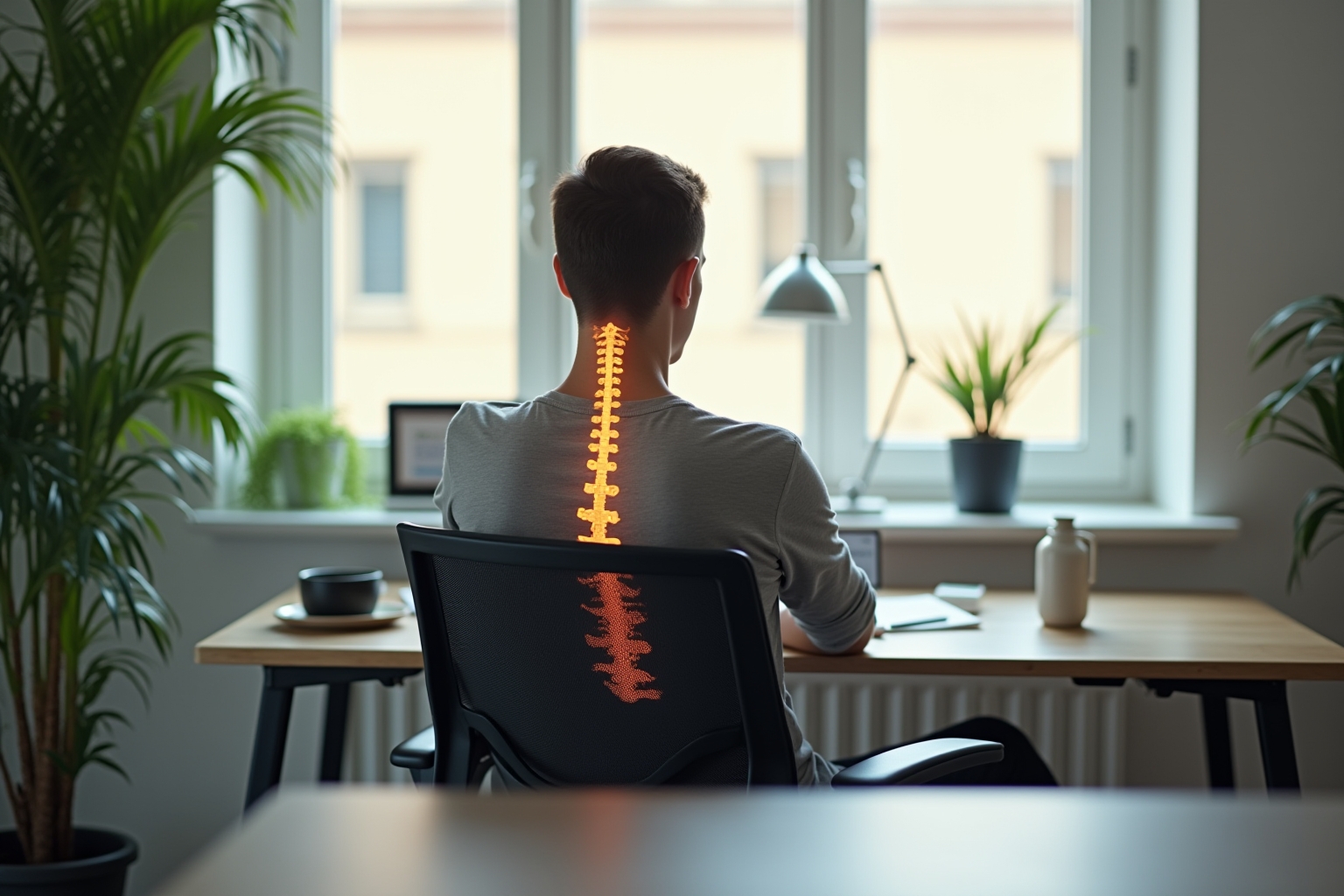 Rückenschmerzen beim Sitzen effektiv vorbeugen